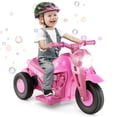 thumbnail image 3 of CIPACHO 6V Kids Electric Ride on Motorcycle with Bubble Maker and Music, Electric Motorcycle for Kids, Holiday Birthday Gift for Kids Ages 3-5, Pink, 3 of 10