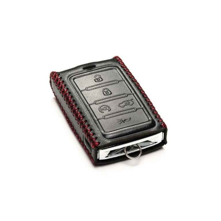 Leather 3 Buttons Remote Car Key Shell Cover For Chrysler 300 Aspen For Dodge Da - Foto 8