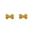 thumbnail image 1 of Aretes Broqueles Hueso Perro Oro 10k Mujer Niña + Regalo V VAROURO EST.1991 Broquel, 1 of 5