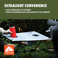 thumbnail image 2 of Ozark Trail Ultralight Camp Table With Carry Bag - 21.2" x 20.7" x 14.8", 2 of 13