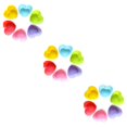 thumbnail image 3 of Revestimientos de silicona para cupcakes Ounissouiy 6 uds forma de corazón reutilizables, 3 of 6