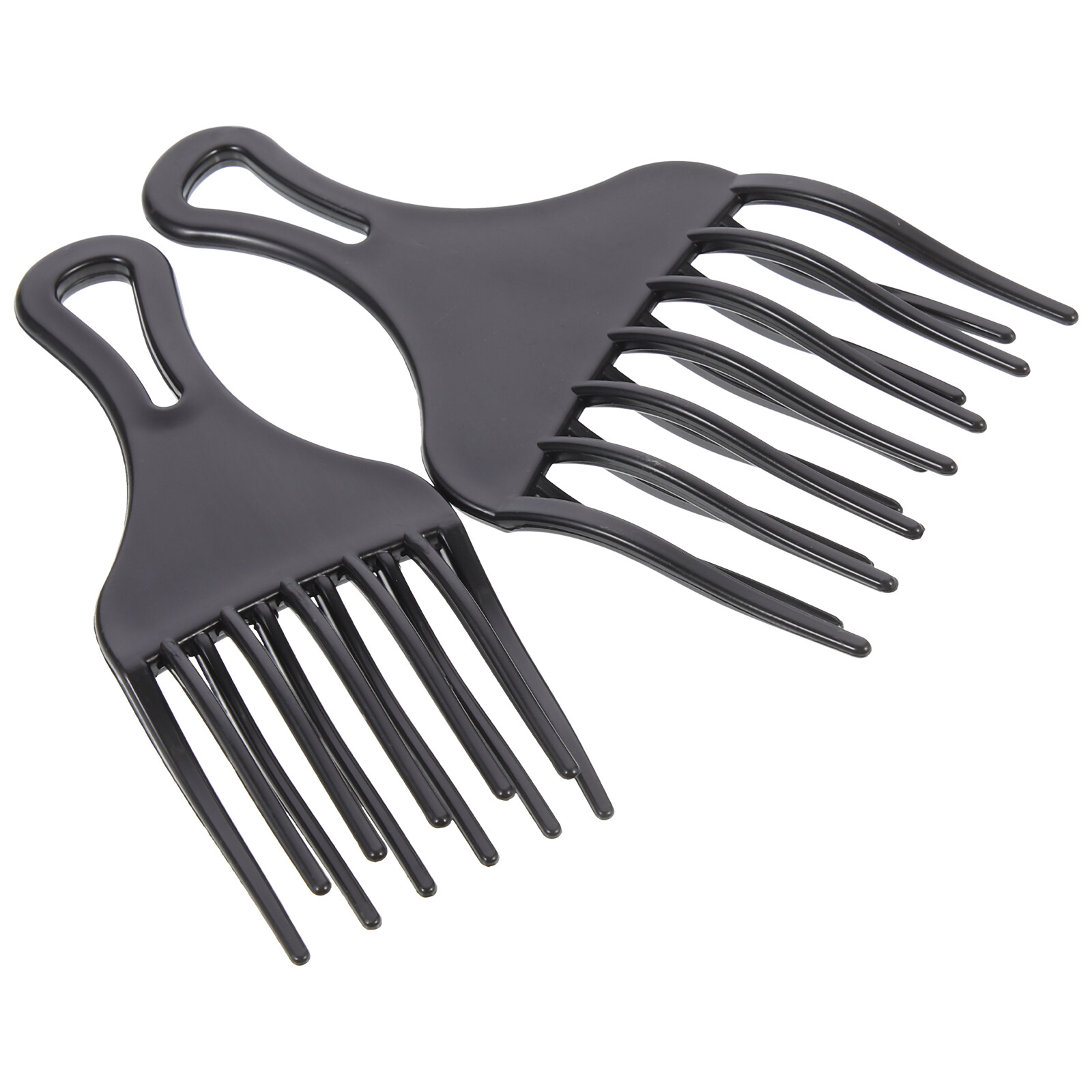 2Pcs Professional Hair Picks Plastic Needle Comb Universal Use Combs