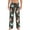 Black, variant on Rabbit Is Eating Carrots Men's Straight Lounge Pajama Pants: The Ultimate in Comfortable Sleepwear