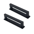 thumbnail image 1 of Naiovety 2 manijas para puertas correderas, manijas decorativas adhesivas de 150 mm, manijas, instalación y puertas de cajón adecuadas Decoración del hogar negro, 1 of 6