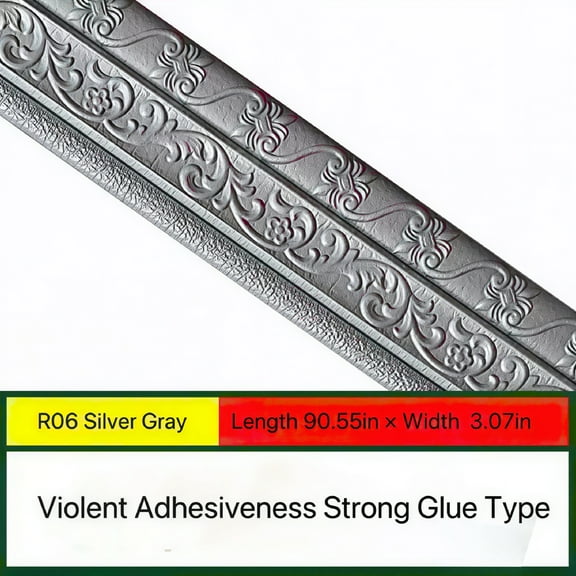 LAMIRO 3D Waterproof Wallpaper Border Peel and Stick Wall Border Foam Mirror Borders Removable Self Adhesive Tiles Sticker for Kitchen,Bathroom,Bedroom,Tiles Sticker