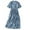 White, variant on IROINNID Summer Dresses for Women , Maxi Dresses for Women with Short Sleeve and V-Neck Summer Printed Casual Outfits Dress