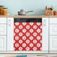 thumbnail image 5 of Ryvnso Red Flower Dishwasher Magnetic Refrigerator Magnet Cover Kitchen Home Decorative 23"x26", 5 of 6