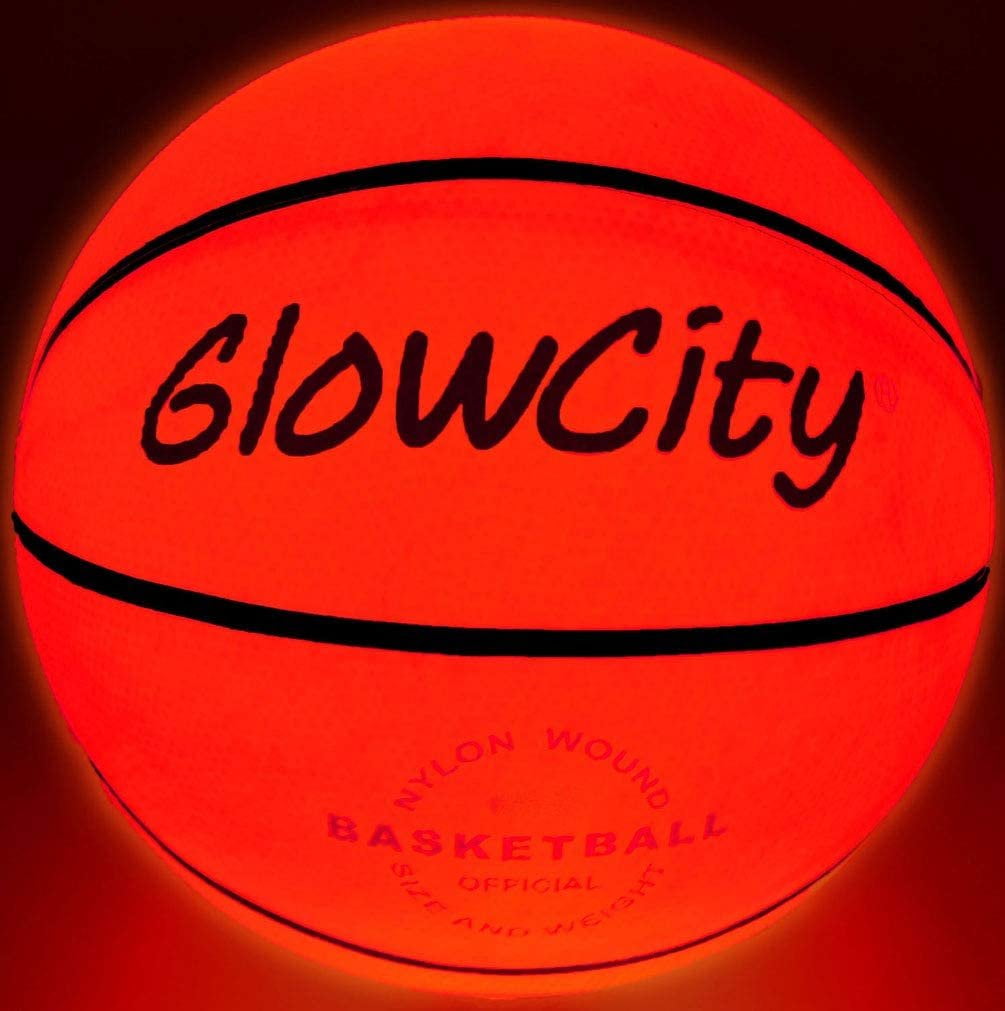 GlowCity Light Up Basketball Hoop Kit with LED Basketball 