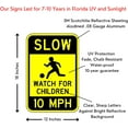thumbnail image 2 of Watch for Children Sign - 12 X 18 Warning Sign. A Real Sign., 2 of 6