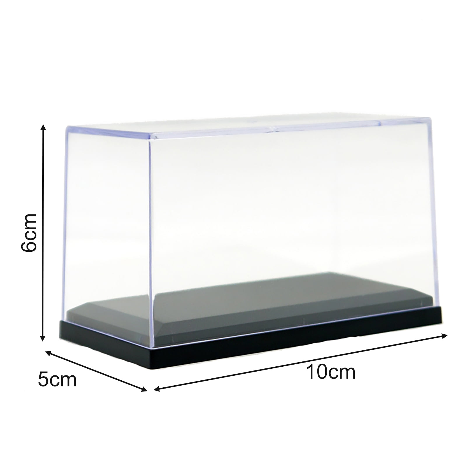 Lots of Model Toy Car Acrylic Display Cases Transparent Dust Proof Box with Base 
