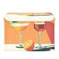 thumbnail image 7 of Yayeee Collapsible Cube Storage Bin with Lid Fabric Closet Decorative Basket with Handles, Orange Glasses, 7 of 7