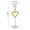 Yellow, variant on Heart Shaped Candlestick Holder Glass Candle Holder Tall Candle Stand with Romantic High Foot Base for Wedding Centerpiece Valentine's Day Dinner Table Decor Christmas Holiday Home Decoration