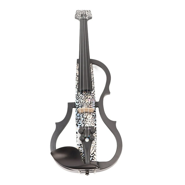 Silent Violin, Electric Violin Carbon Fibre and Maple with Pickups for Playing