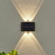 thumbnail image 4 of Inteprter Lámpara de pared solar impermeable arriba abajo iluminación de seguridad paisaje hogar luces LED patio calle jardinería escalera Iluminación y accesorios, 4 of 6