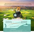 thumbnail image 3 of 600M / 800M / 1200M / 1500M Golf Rangefinder Distance Meter with LCD Touch Screen 6.5X Magnification USB Rechargeable Range Finder with Speaker Slope Function Flagpole Locking, 3 of 8