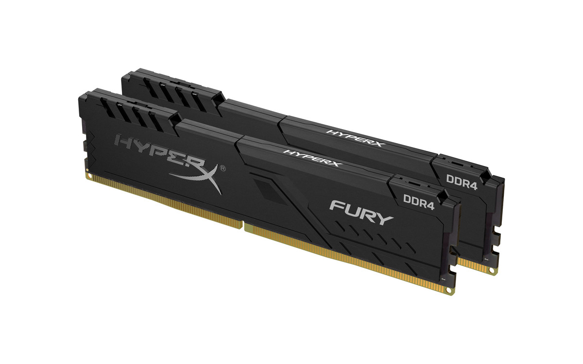 HyperX Fury 16GB 3200MHz DDR4 CL15 DIMM (Kit of 2) 1Rx8 Black - image 3 of 5