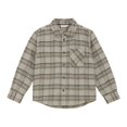 thumbnail image 1 of Minymo Long-Sleeve Checkered Shirt - Oxford Tan (2 Years), 1 of 3