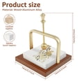 thumbnail image 2 of FUYGRCJ Napkin Holder for Dining Table, Napkin Dispenser Caddy, Cocktail Flat Napkin Holder, Paper Storage with Weighted Arm and Handle for Kitchen Restaurant Bar Office Parties, 2 of 10
