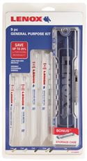 Lenox General Purpose Reciprocating Saw Blade Kit, 9 Piece by Lenox