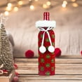 thumbnail image 7 of dajkiuy Christmas Wine Bottle Bags, Reusable Wine Bottles Gift Bags Covers for Holiday Christmas Xmas Decorations Wedding Birthday Party Bar, 7 of 7