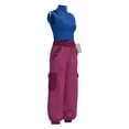 thumbnail image 4 of Nvse*3PC Child Girl Blue Vest& Purple Ankle-length Trousers Girl Boy HalloweenVampires Movies Horror Fans(Royal Blue )140, 4 of 4