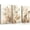 NO.0130, variant on 3 Pcs Beige Neutral Flower Canvas Wall Art Wildflowers Floral Botanical Painting Picture Wall Decor Poster Print Artwork for Bedroom Living Room Home Decoration