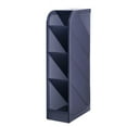 thumbnail image 1 of 4 Grid Desktop Pen Holder Multi-function Desk Pen Holder Desk Stationery Organizer Office School Pencil Storage Box, 1 of 8