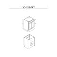 thumbnail image 7 of Disar 24" Bathroom Vanity Base Only, 7 of 7