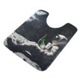 thumbnail image 7 of Yayeee Bath Rug for Bathroom Floor Non Slip Contour Fluffy Soft Absorbent Mat, 20"x24", Sitting on The Moon, 7 of 7