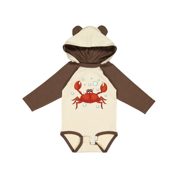 Inktastic Gideon's Crab Boys Long Sleeve Baby Bodysuit