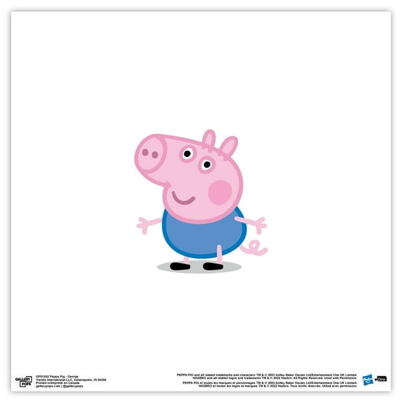 Gallery Pops Peppa Pig - George Wall Art