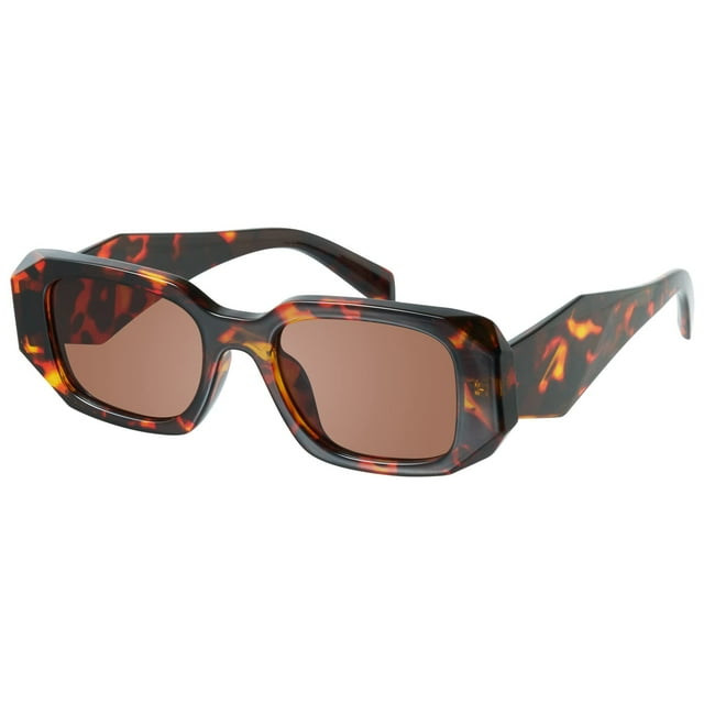 Gafas de sol mosanana Trendy Rectangle para mujer y hombre UV400