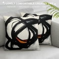 thumbnail image 3 of PIKWEEK  Black and White Pillow Covers  Pillow Case Modern Abstract Throw Pillow Covers Decorative Cushion Covers for Home Sofa Couch Bed, 3 of 5