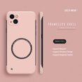thumbnail image 3 of Hard PC Frameless Magnetic Phone Case For iPhone 14 Pro Max 13 12 11 Pro Mini 15 14 Plus Magsafe Matte Thin Cover, 3 of 5