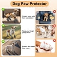 thumbnail image 6 of Unique Bargains 4pcs Dog Shoes Breathable Mesh Dog Shoes Dog Boots Paw Protectors Gray Size 6 Width 2.55", 6 of 7