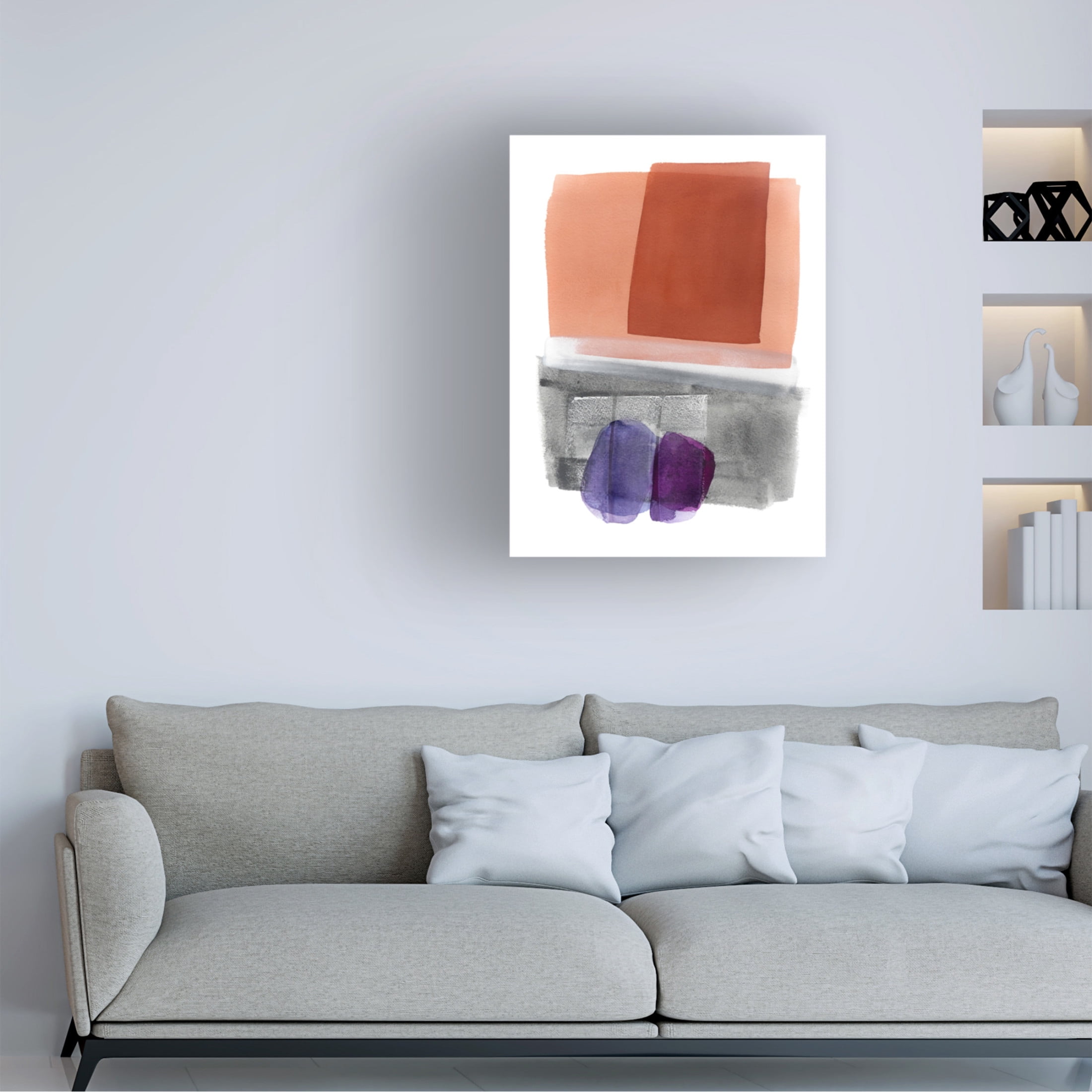 Canvas Wall Art - Simone Christen 'New York Moments IV' Wall Art for Living Room, Bedroom, or Office Décor by Trademark Fine Art - 35 x 47 Inches