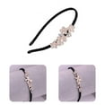 thumbnail image 1 of Bandeau Femme Style Élégant Antidérapant Serre-Tête Bandeau Fleur Strass Accessoires Cheveux, 1 of 8