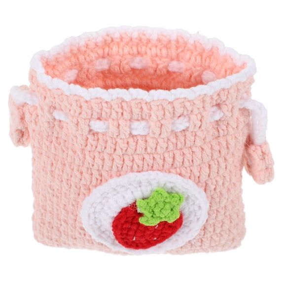 FELTECHELECTR 1Pcs Small Coin Pouch Pink Handmade For Storing Coins And Small Items