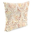 thumbnail image 5 of Jordan Manufacturing 20" x 20" Rustique Barley Beige Damask Square Outdoor Throw Pillow with Welt (2 Pack), 5 of 9