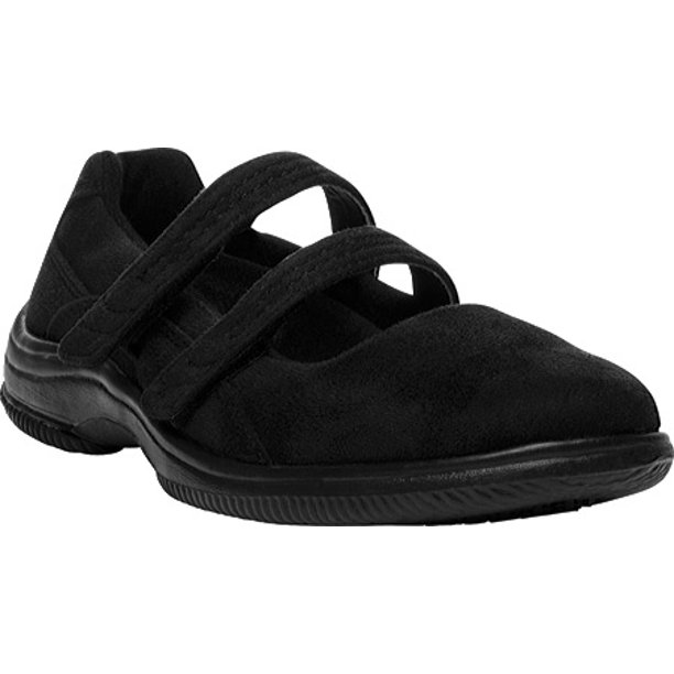 Propet Women's Propet Bilite Walker Shoe Black Velour 5.5 B Walmart