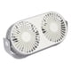 thumbnail image 5 of Ventilador Doble, Ventilador De Escritorio USB Con Diseño De Rejilla, Rotación De 360 ​​Para Dormitorio, Escritorio, Hogar, 5 of 7
