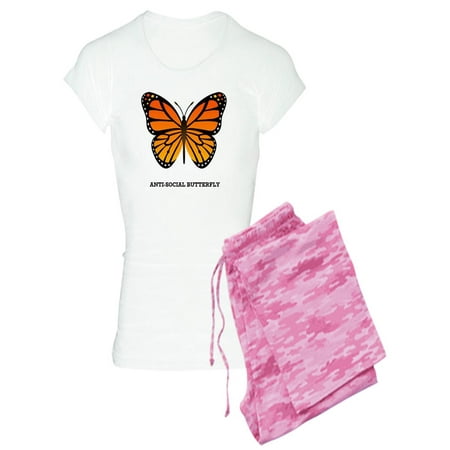 

CafePress - Antisocial Butterfly Pajamas - Women s Light Pajamas