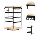 thumbnail image 6 of yotijay Rotating Jewelry Organizer Display Jewelry Display Rack Elegant Tabletop Earring Black, 6 of 9