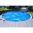 thumbnail image 4 of Sun2Solar Blue 24-Foot Round Solar Cover | 800 Series Style | Heat Retaining Blanket for In-Ground and Above-Ground Round Swimming Pools | Use Sun to Heat Pool Water | Bubble-Side Facing Down in Pool, 4 of 5
