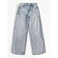 thumbnail image 4 of Justice Girls Wide Leg w/ Rhinestones at Waist Jeans, Sizes 6-18, Slim & Plus, 4 of 7
