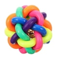 thumbnail image 5 of Colorful Ball Dog Toy For Training Indoor Play With Squeaky Sound And Teeth Cleaning 7.5Cm 1Pcs, 5 of 5