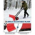 thumbnail image 6 of Huloretions Snow Shovel with 29-Inch Blade and Adjustable Handle,Heavy-Duty Steel Shoveling Tool for Ice Removal,Snow Pusher Shovel for Driveway,Sidewalk,Pavement, 6 of 6