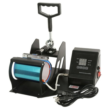 TCMT 11oz Digital Heat Press Transfer Sublimation Machine Black 110V 350W For Coffee Mug Cup DIY (Best Printer For Sublimation Mugs)