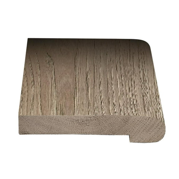 Stair Nosing - 9/16" Thick x 2-3/8" Wide x 78" Long Solid Wood American Hickory - For Flooring Color Mimimalist