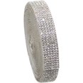 thumbnail image 2 of ZOUSSIQI 6 Rows 3 Yards Self Adhesive Bling Gemstone Sticker Rhinestone Roll DIY Diamond Ribbon Stickers with 2 mm Rhinestones for DIY Arts Crafts,Wedding Party,Car Phone Decoration CA919-94243, 2 of 5